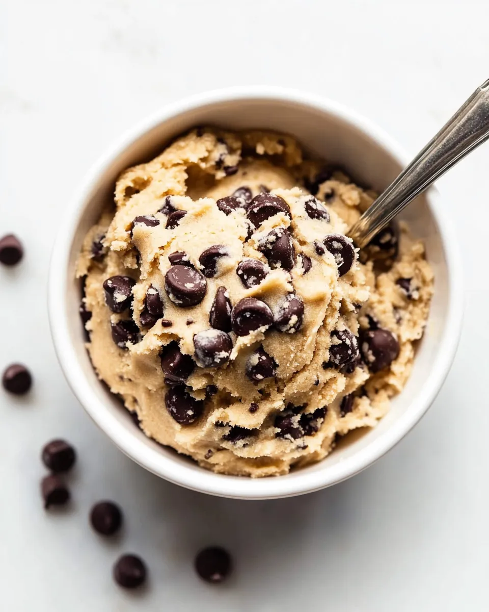 Easy Edible Cookie Dough Recipe shot