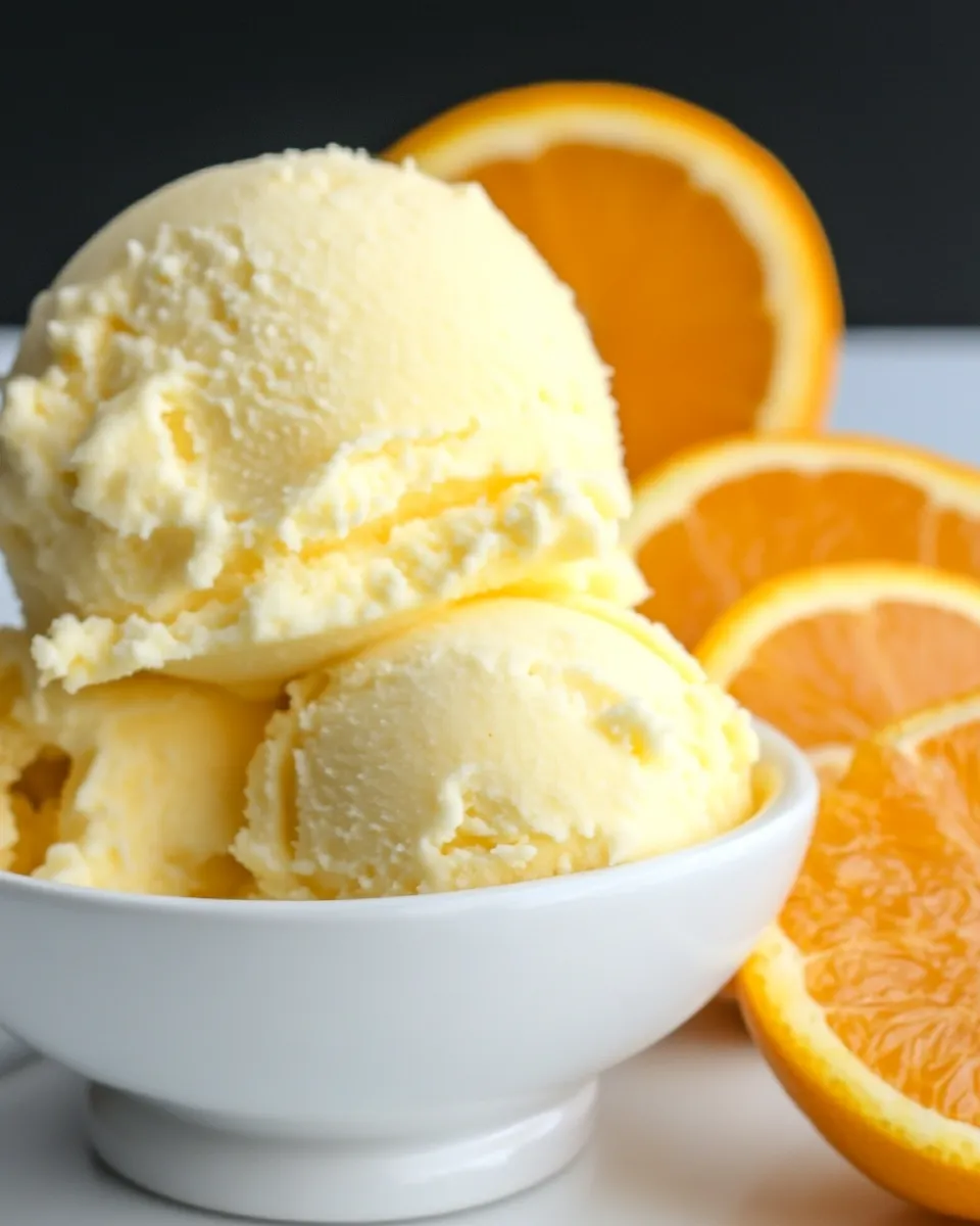Classic Fresh Orange Sherbet image