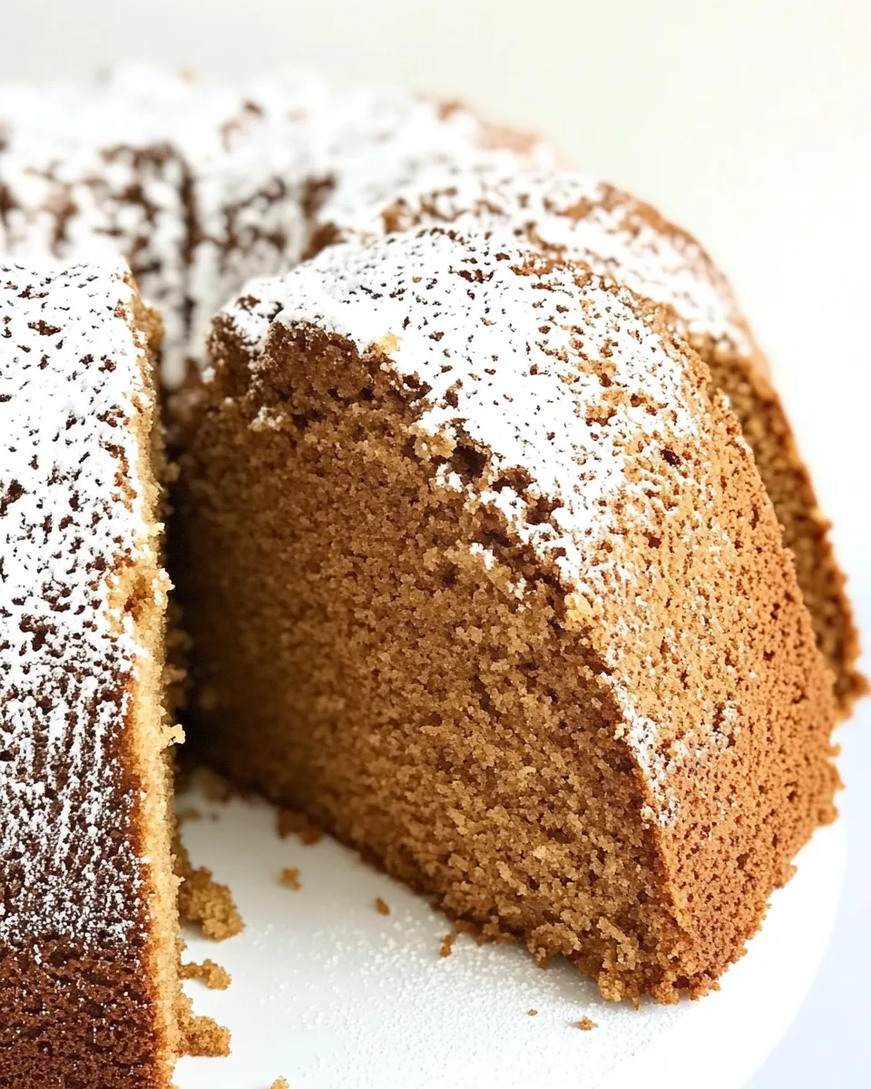 Homemade Gingerbread Pound Cake photo
