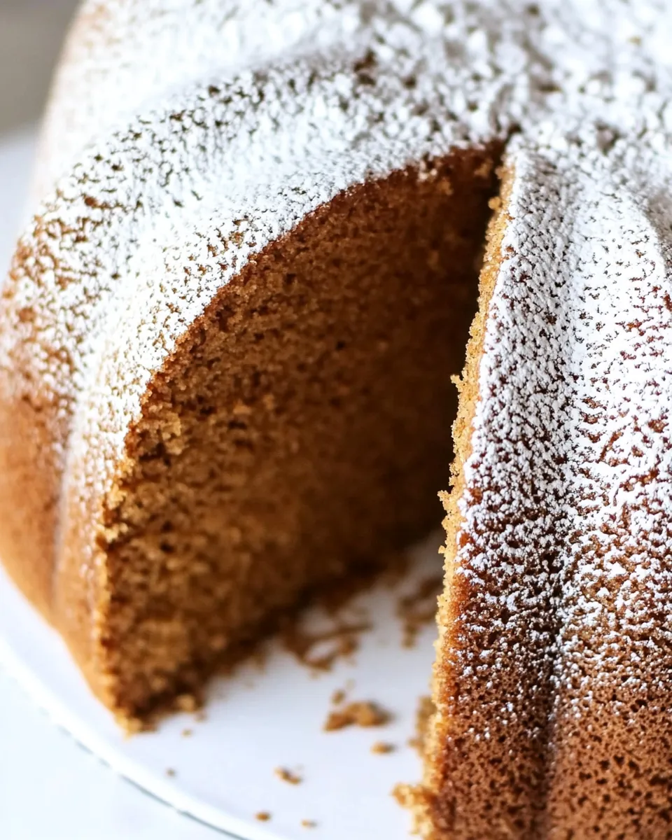Classic Gingerbread Pound Cake image
