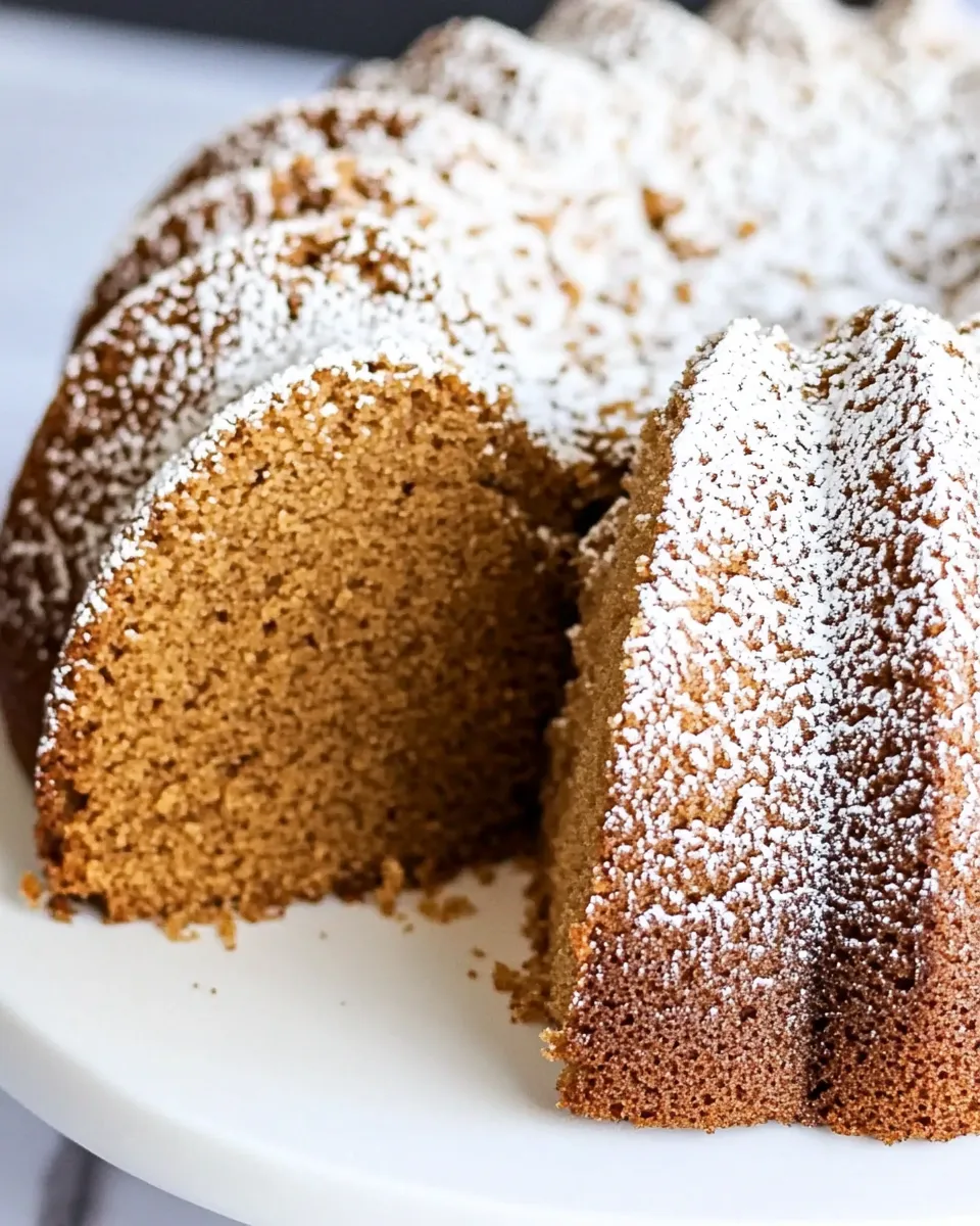 Easy Gingerbread Pound Cake recipe photo