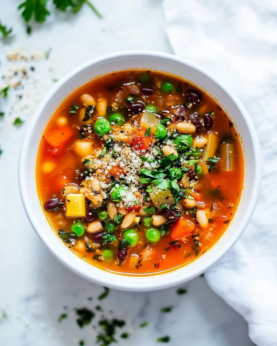 Homemade Healthy Minestrone Soup photo