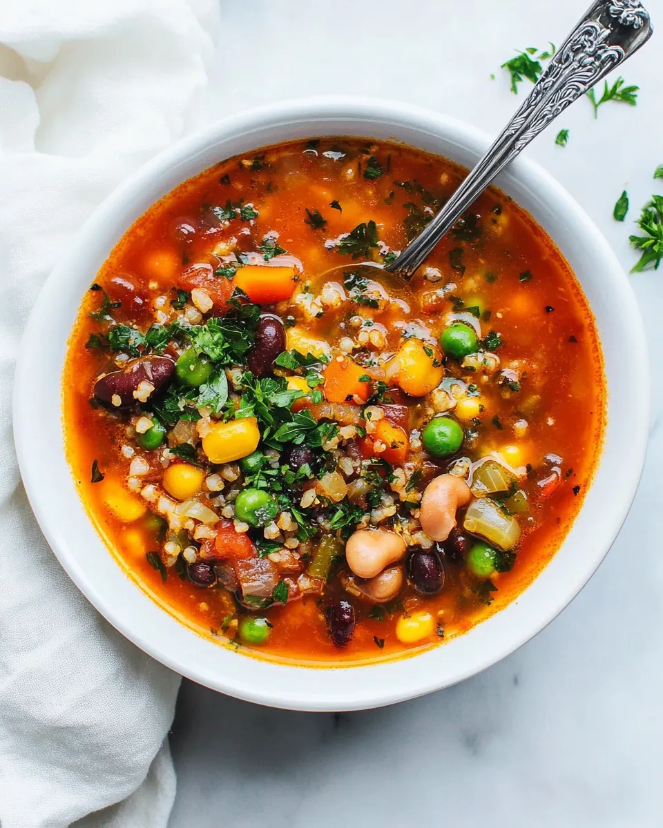 Classic Healthy Minestrone Soup image
