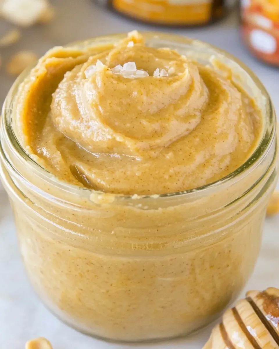 Homemade Honey Sea Salt Peanut Butter recipe photo