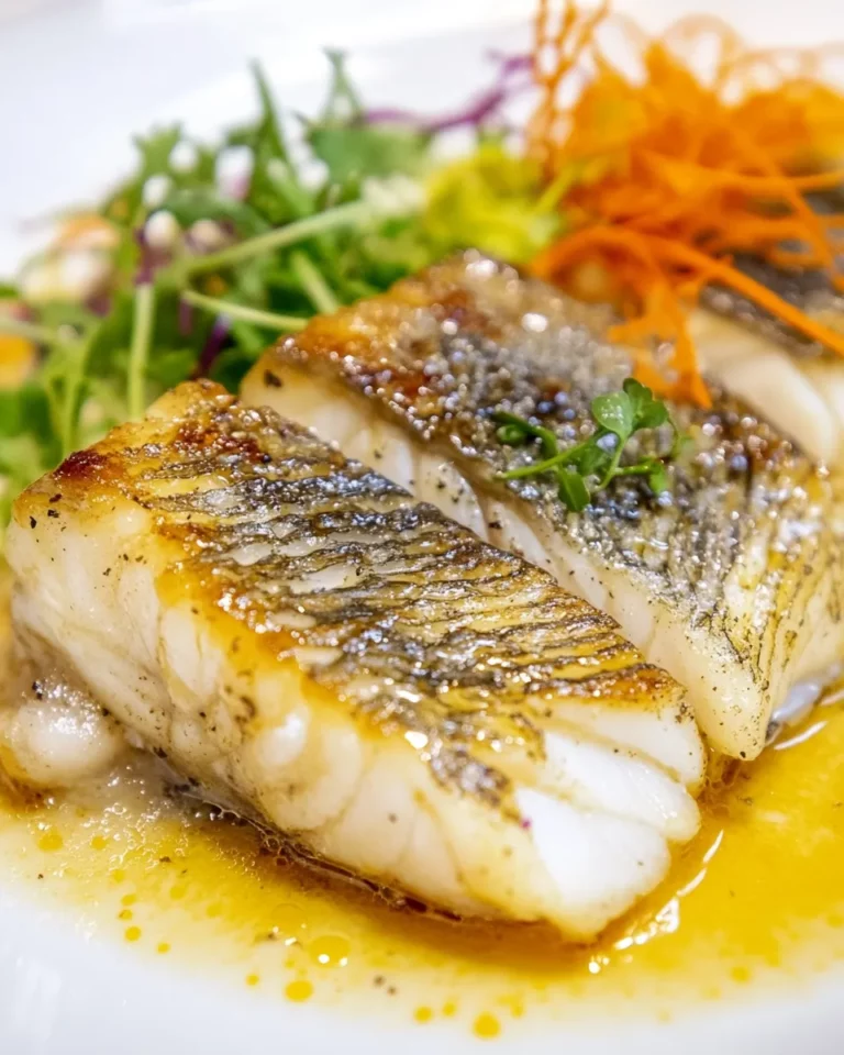Homemade Miso-Glazed Sea Bass photo