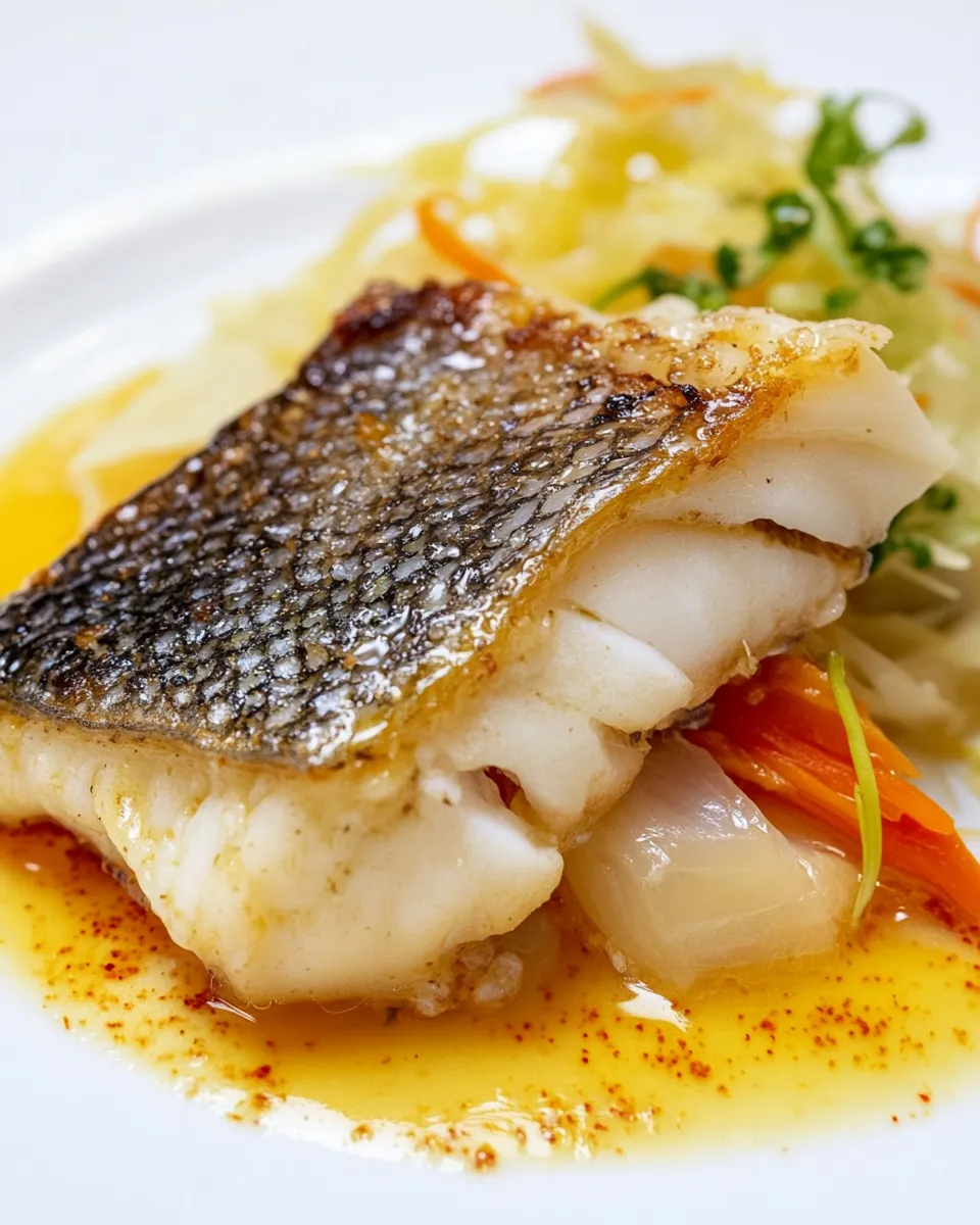 Delicious Miso-Glazed Sea Bass image