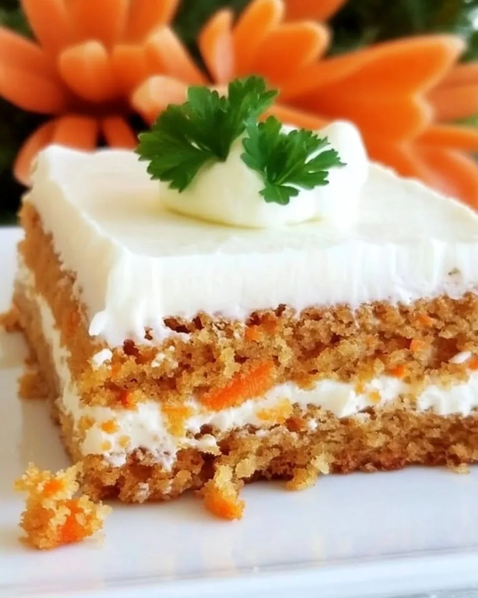 Homemade Moist Carrot Cake photo