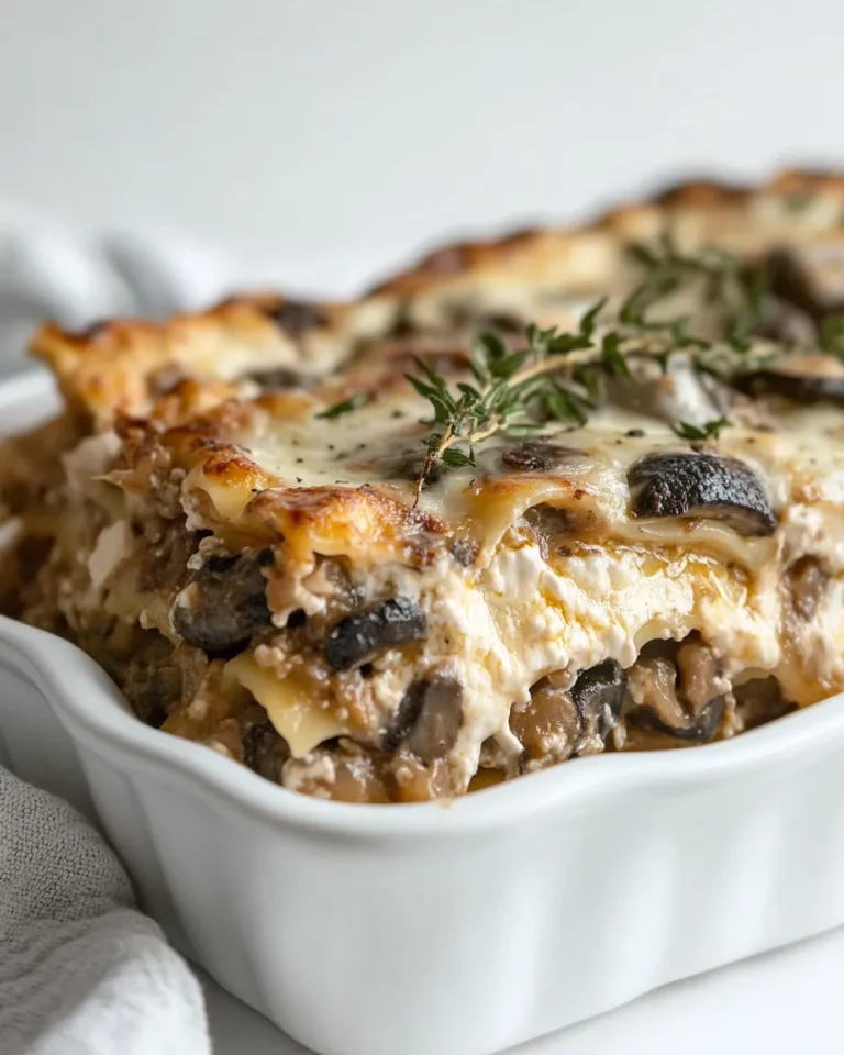 Homemade Mushroom Lasagna photo