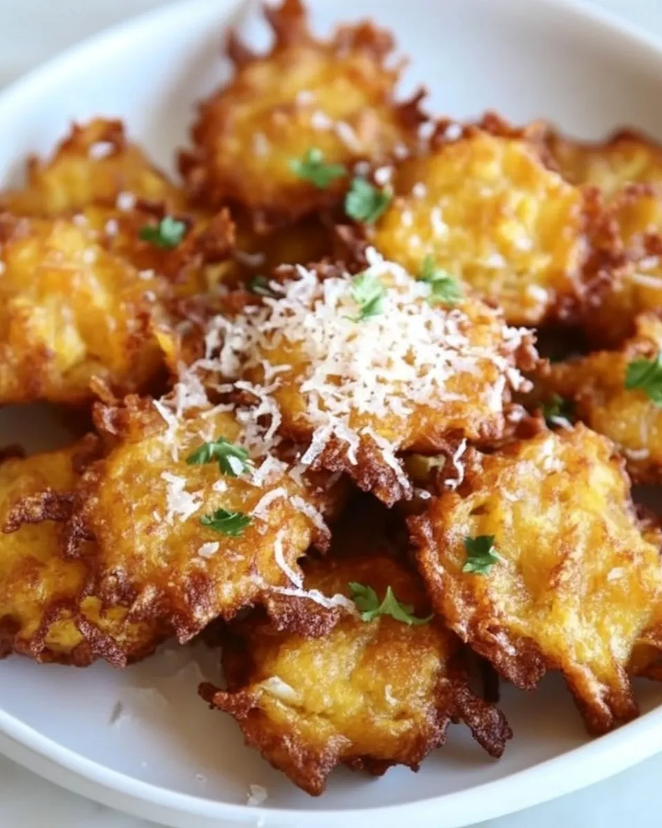 Tasty Parmesan Pumpkin Fritters shot