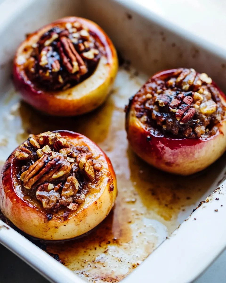 Easy Pecan Stuffed Baked Apples recipe photo