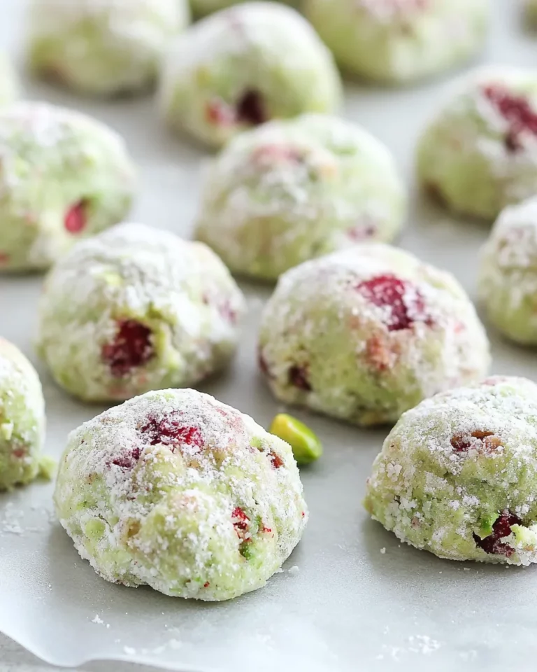 Homemade Pistachio Cherry Meltaways photo