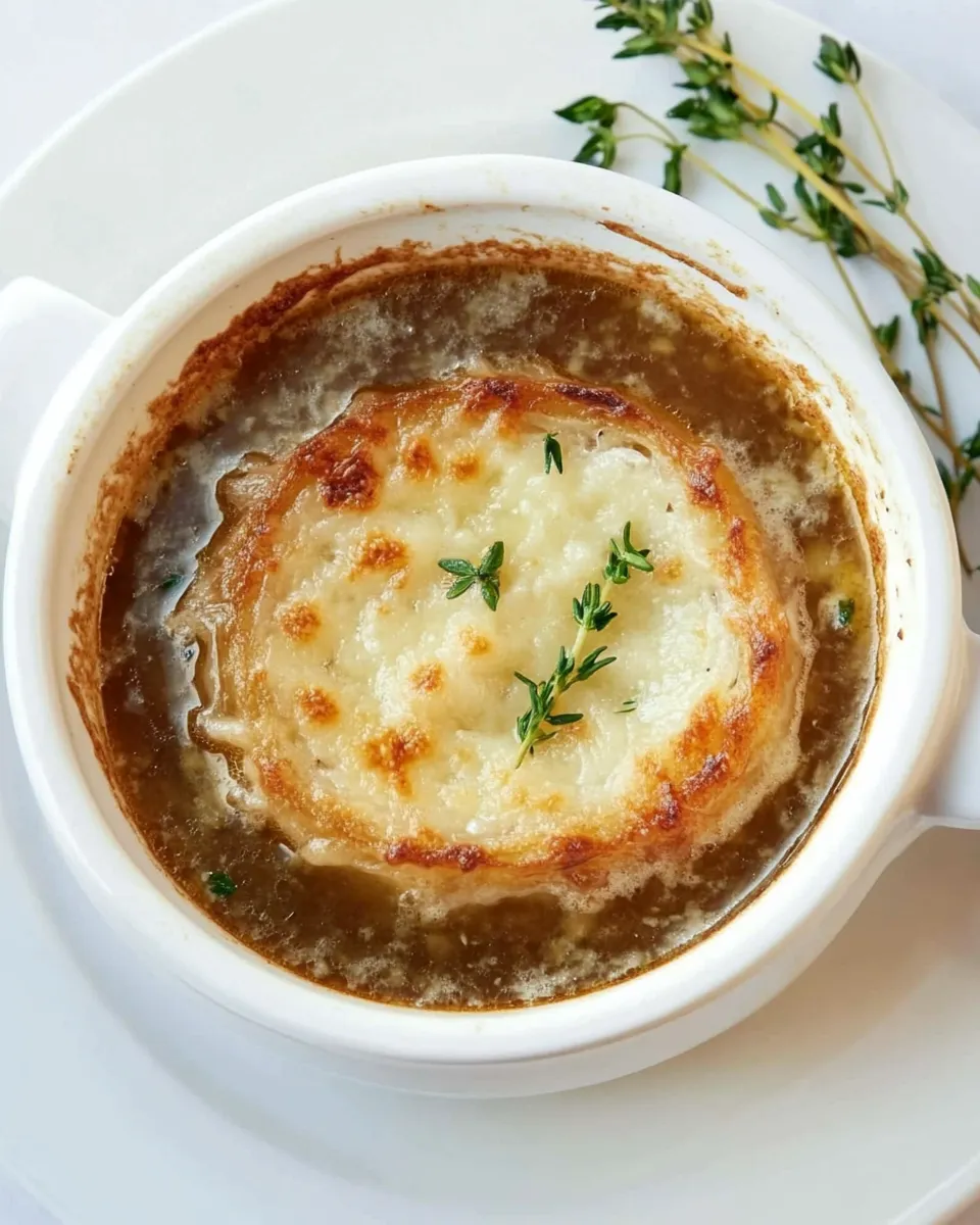 Easy Slow Cooker French Onion Soup recipe photo