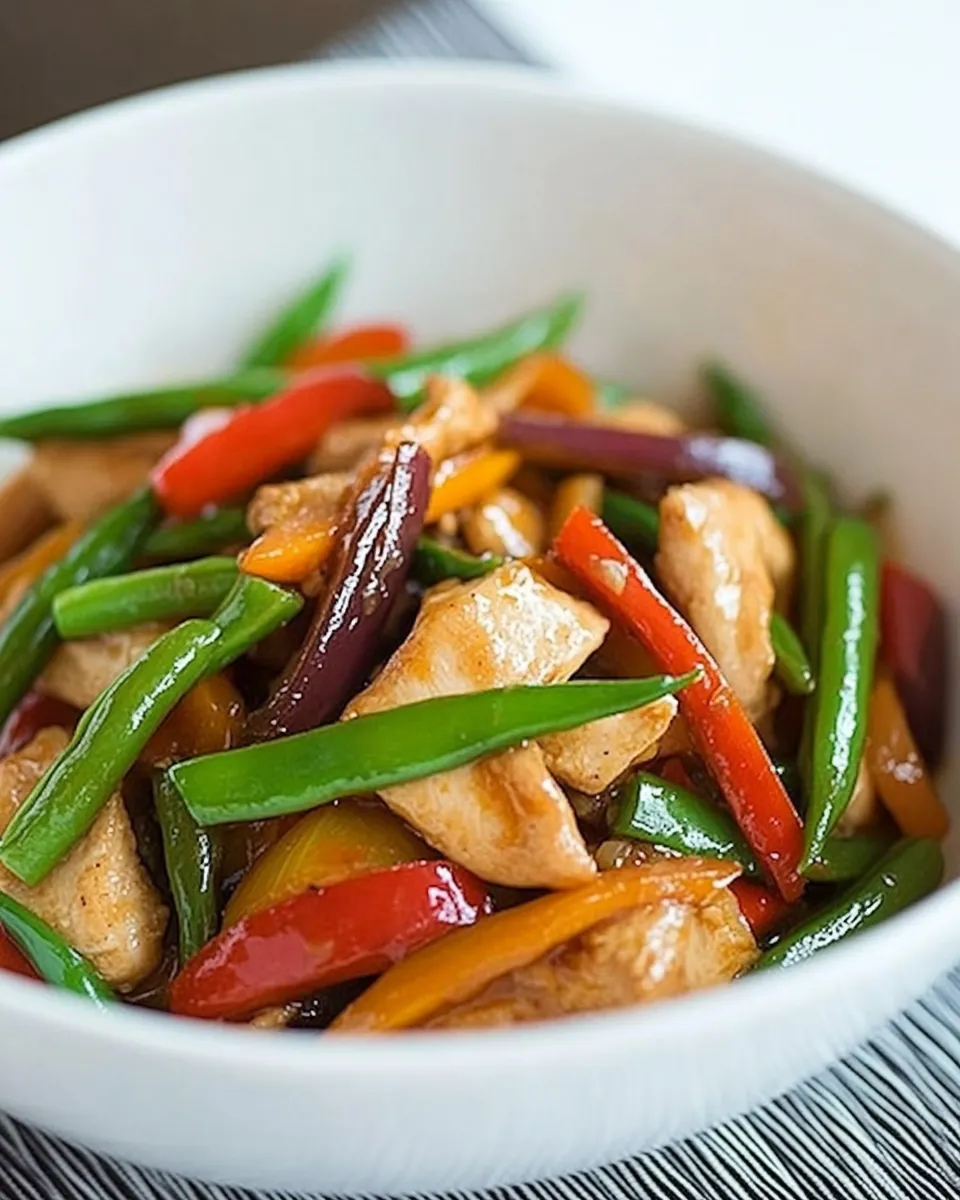 Delicious Spicy Chicken Stir-Fry (Ayam Paprik) image