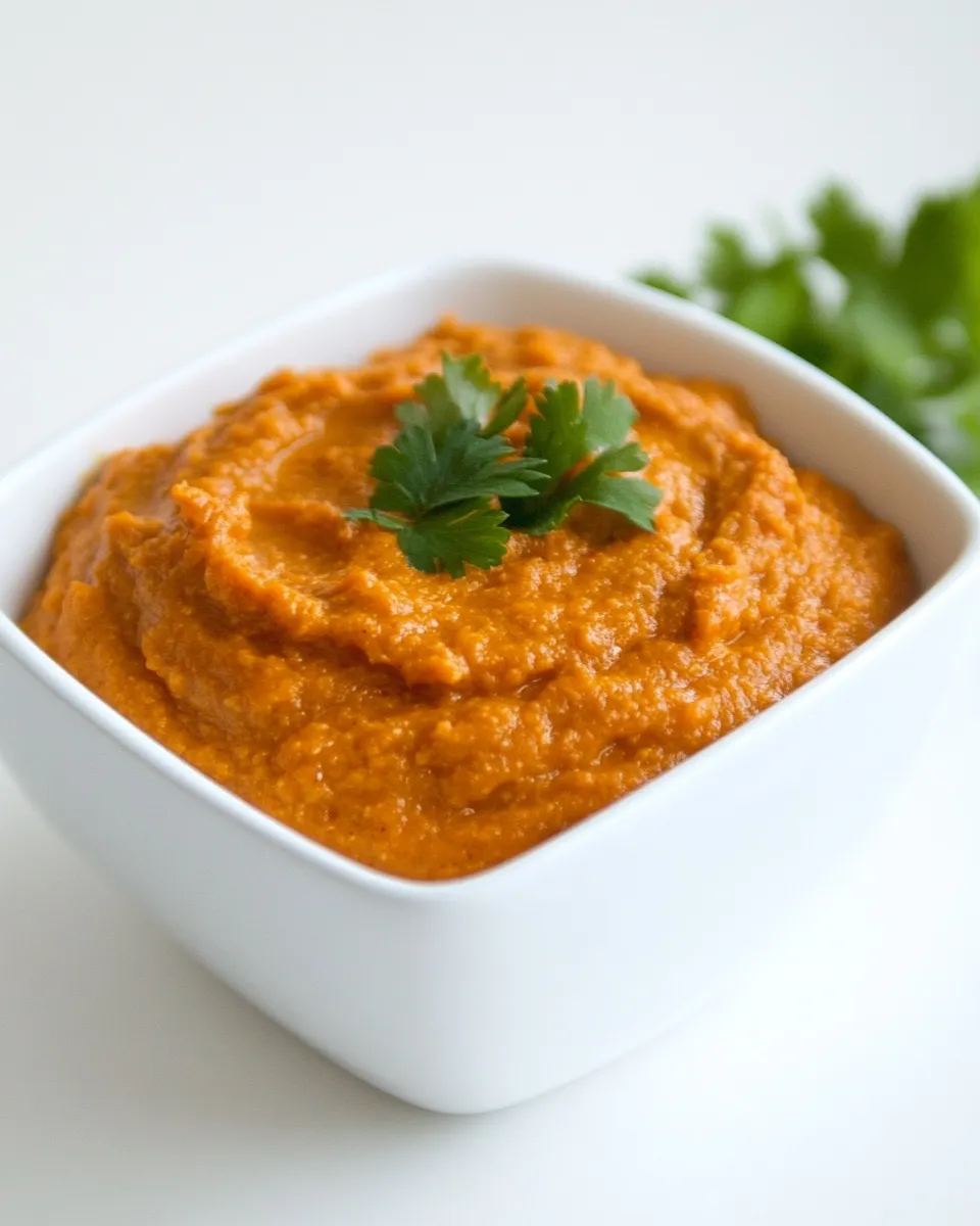Homemade Spicy Pumpkin Hummus photo