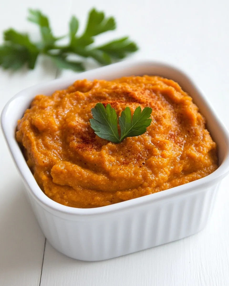 Easy Spicy Pumpkin Hummus recipe photo