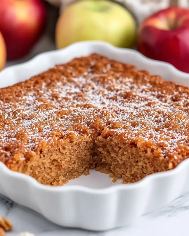 Homemade Whole Grain Apple Cake photo