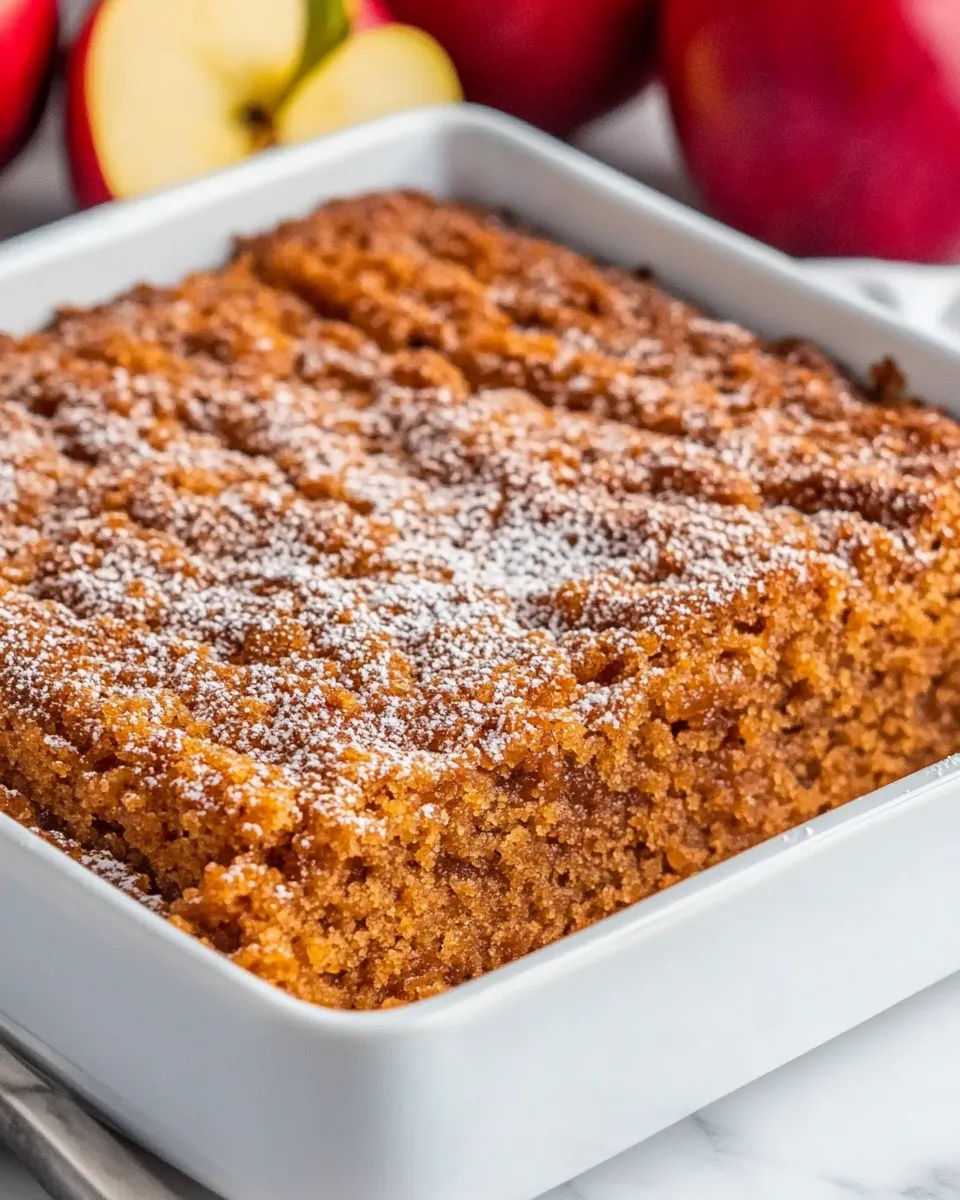 Classic Whole Grain Apple Cake image