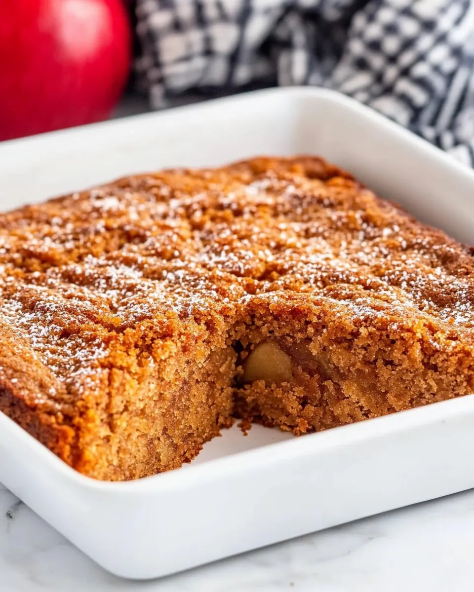 Easy Whole Grain Apple Cake recipe photo