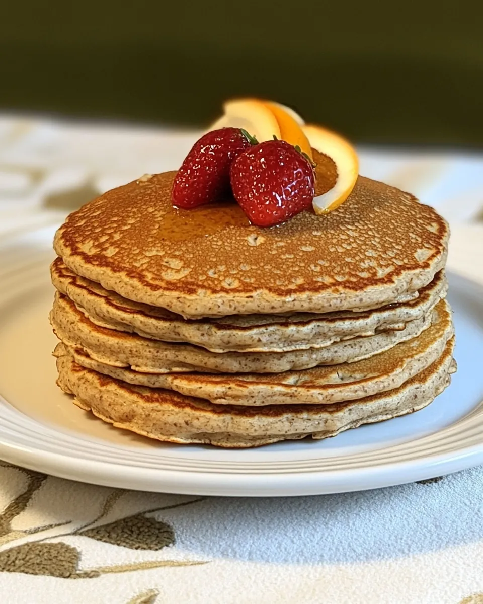 Homemade Whole Grain Pancakes photo