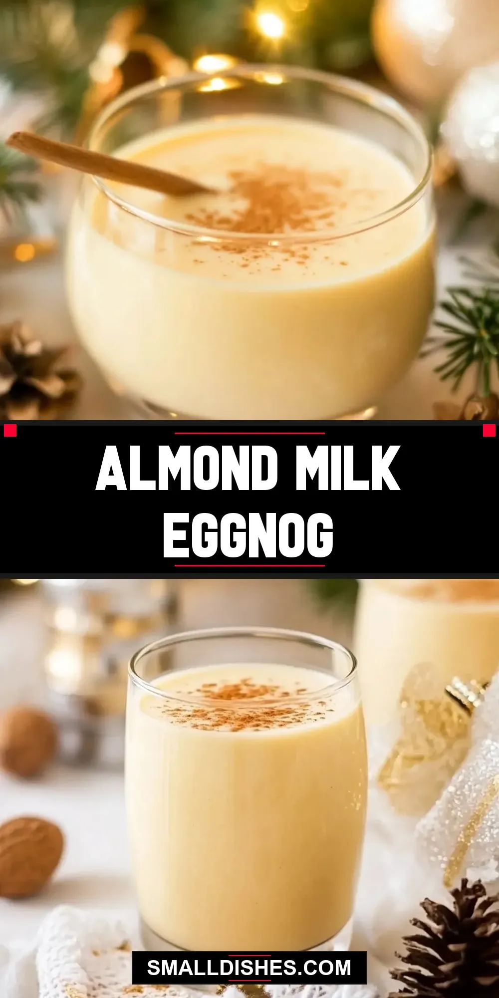 Almond Milk Eggnog Recipe