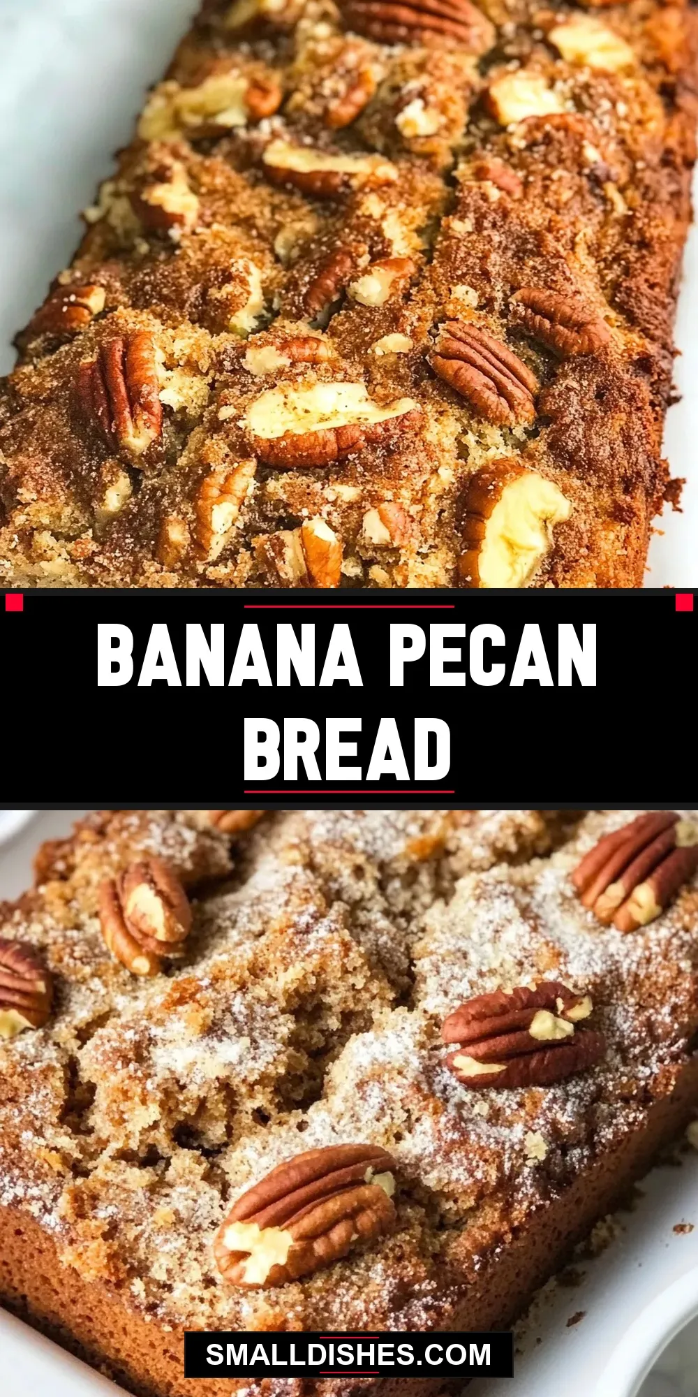 Banana Pecan Bread (Savory & Delicious)