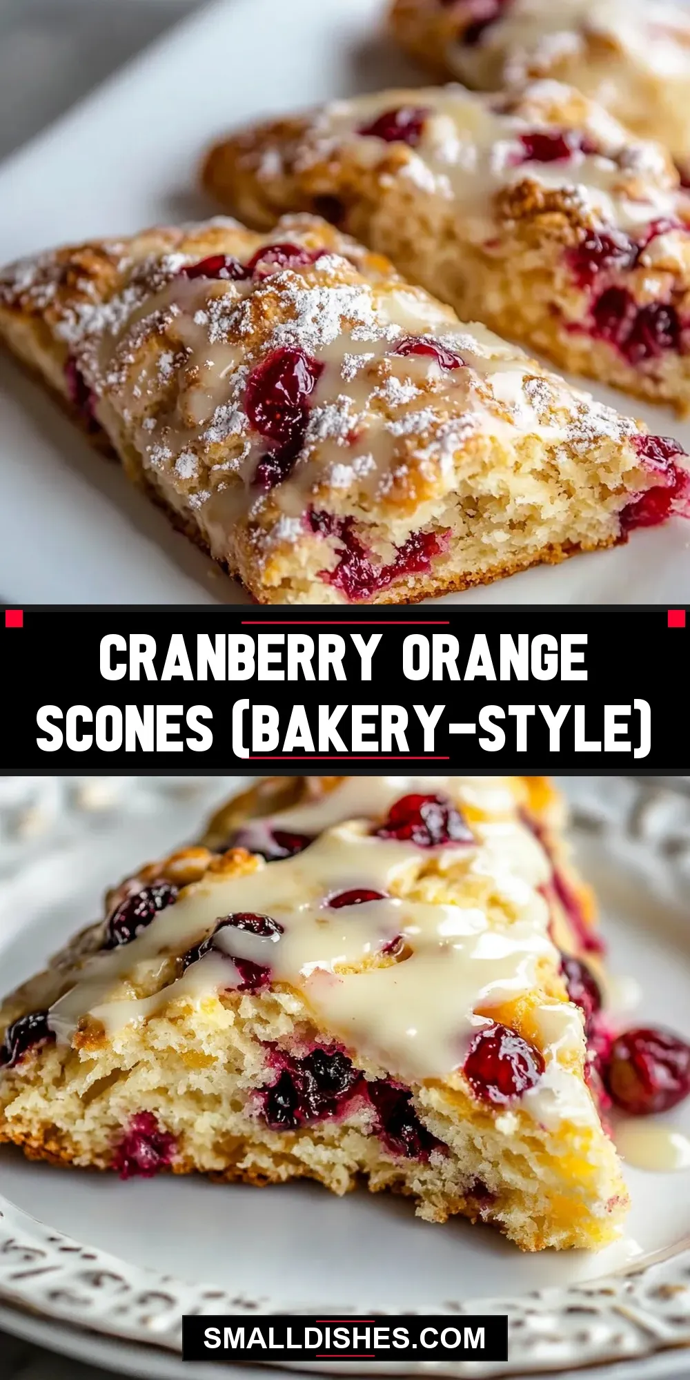Cranberry Orange Scones (Bakery-Style) (Easy & Delicious)