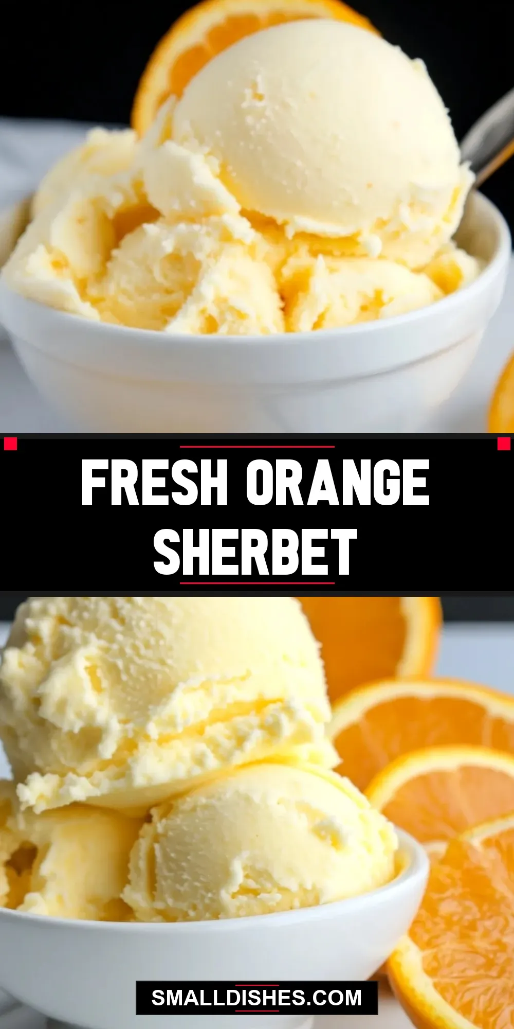 How To Make Healthy Fresh Orange Sherbet