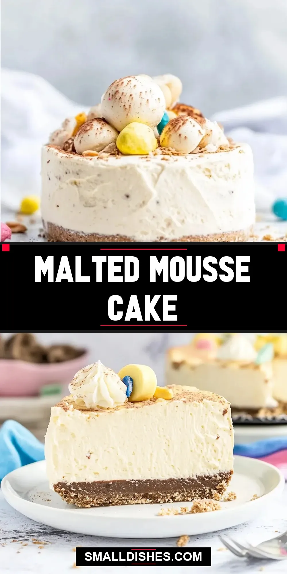 Malted Mousse Cake Recipe