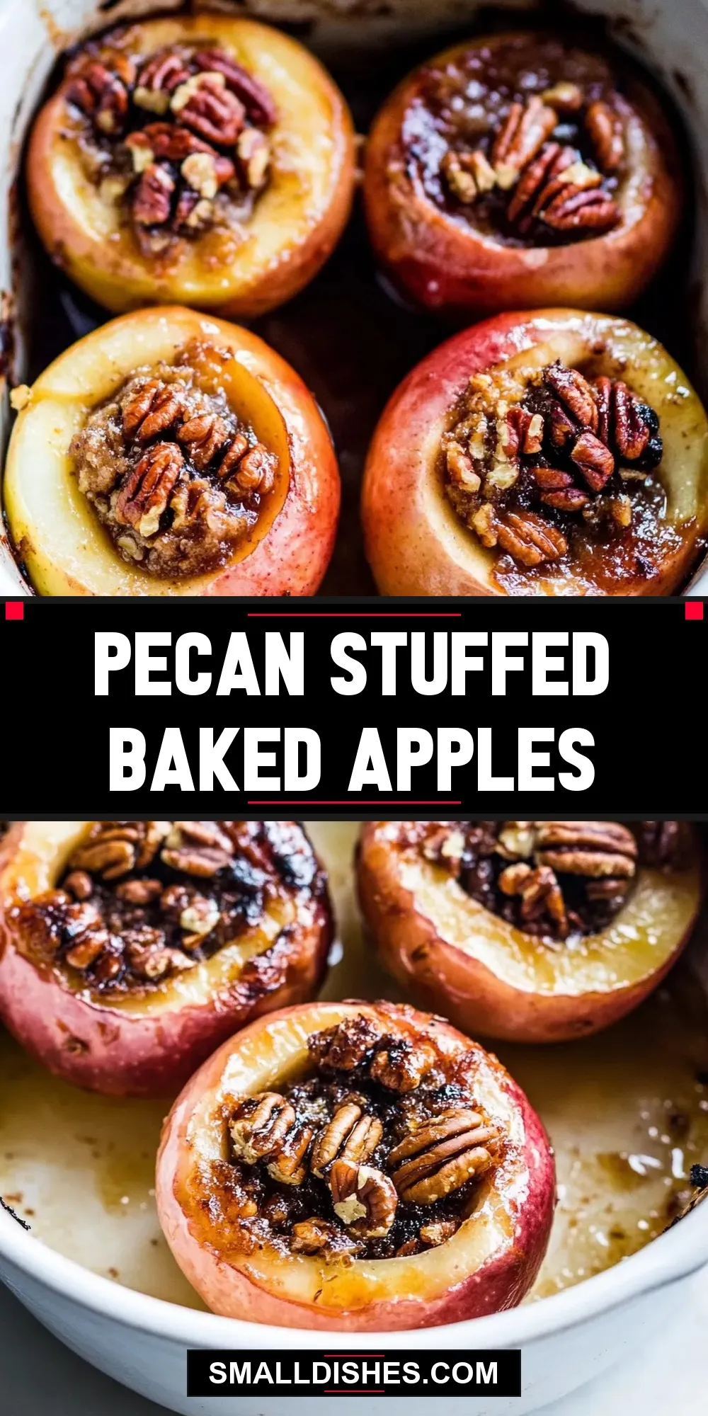 Fresh Pecan Stuffed Baked Apples