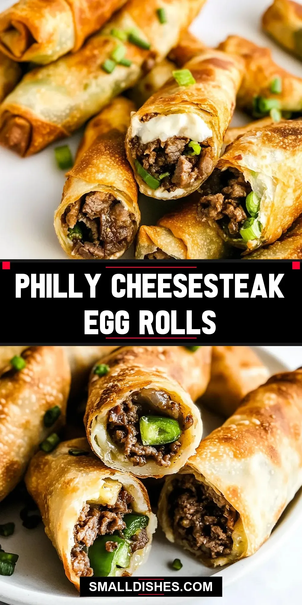 The Best Philly Cheesesteak Egg Rolls Ever
