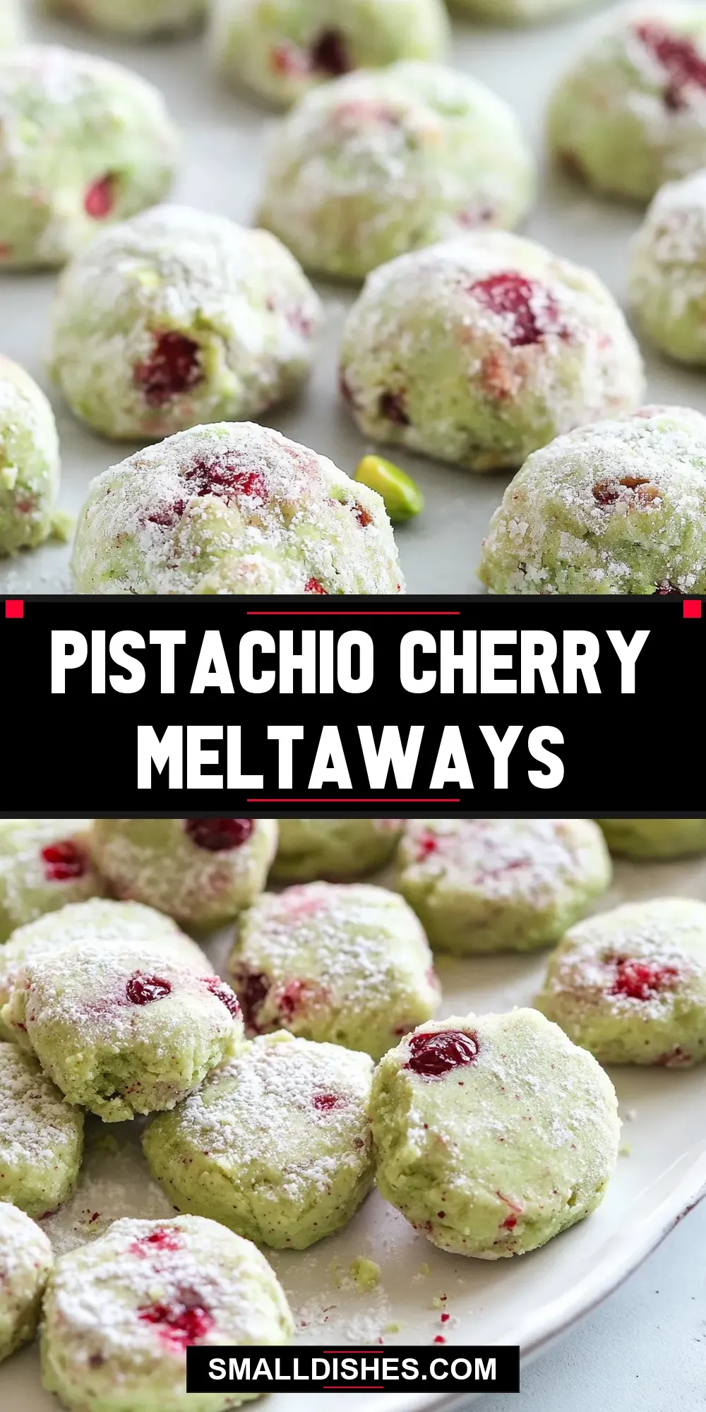 Amazing Pistachio Cherry Meltaways