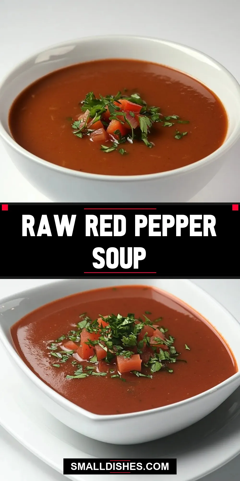 Easy Raw Red Pepper Soup Recipe