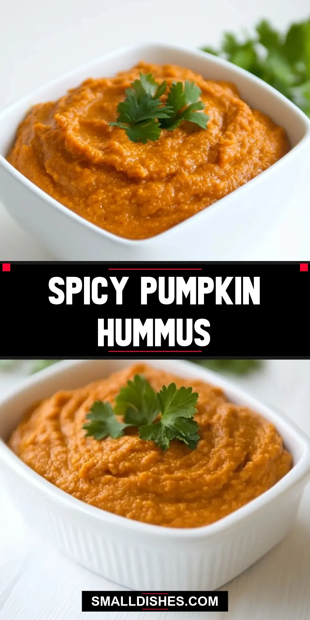 Spicy Pumpkin Hummus (Quick & Delicious)