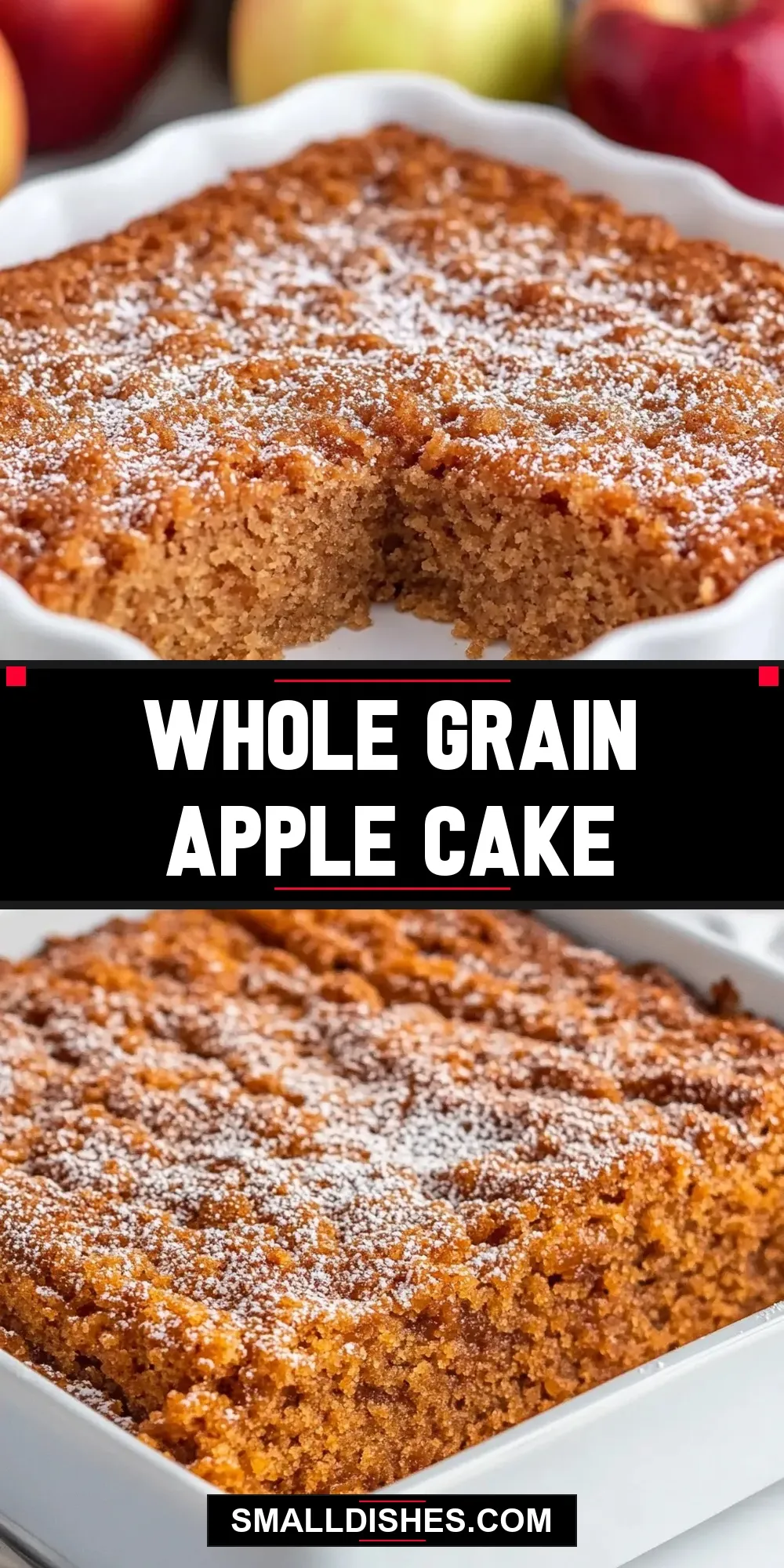 Easy Whole Grain Apple Cake Recipe