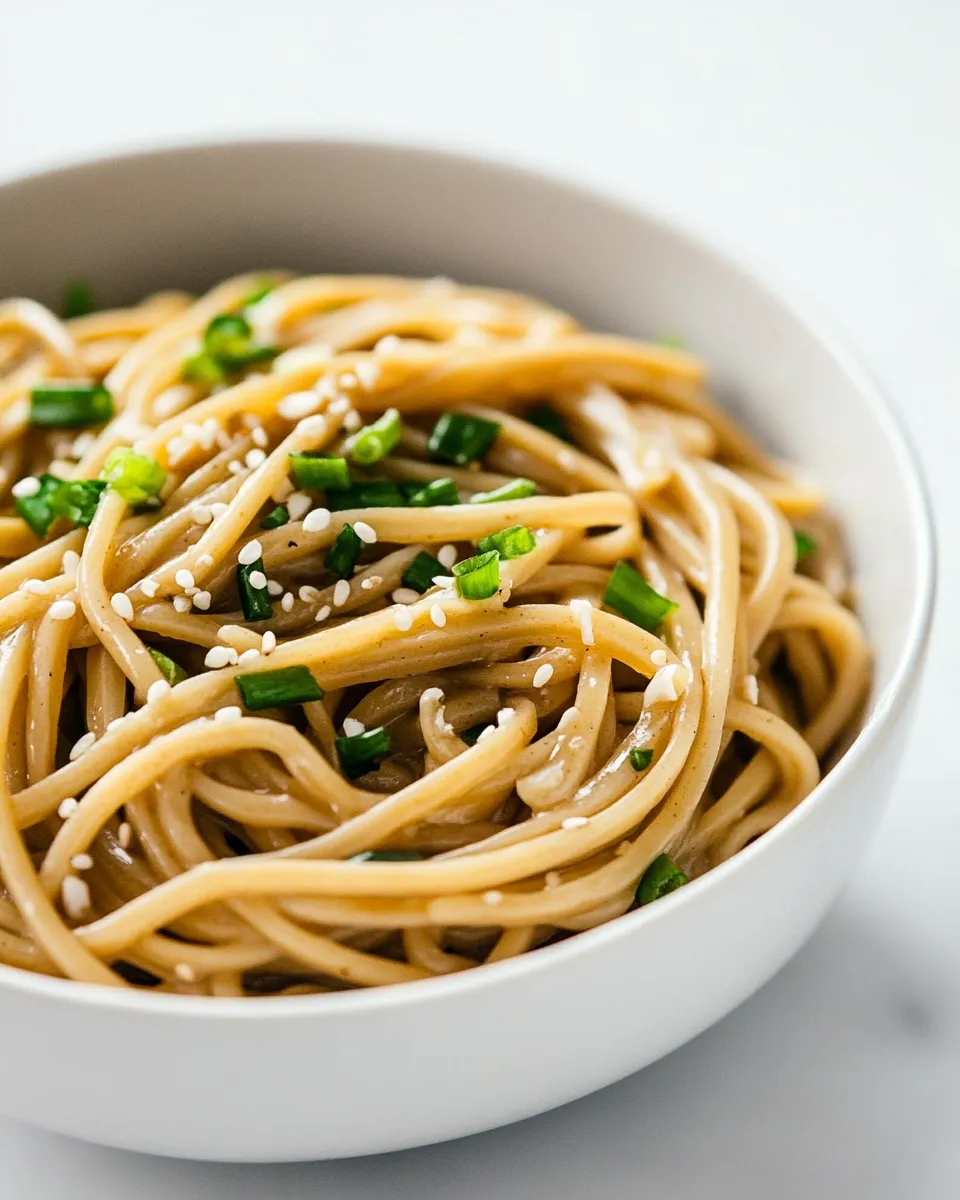 Easy 15 Minute Buttery Garlic Ginger Noodles photo