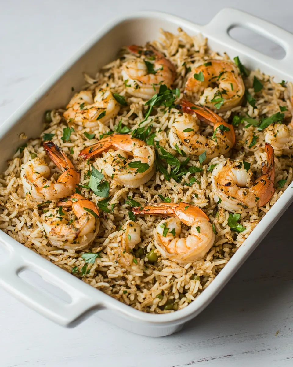Quick 15 Minute One Pan Shrimp and Rice image