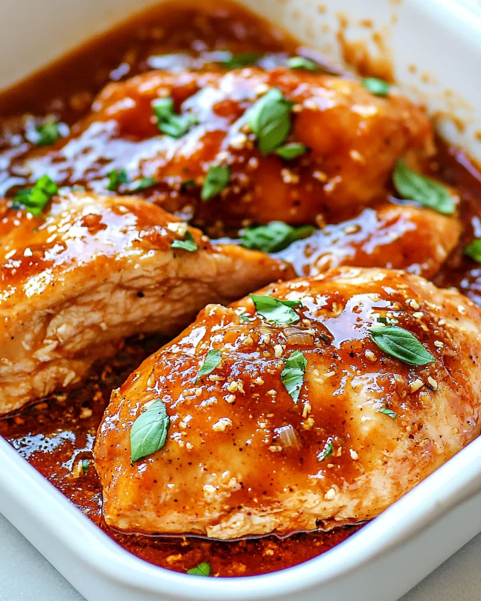 Tasty 3-Ingredient Brown Sugar Italian Chicken shot