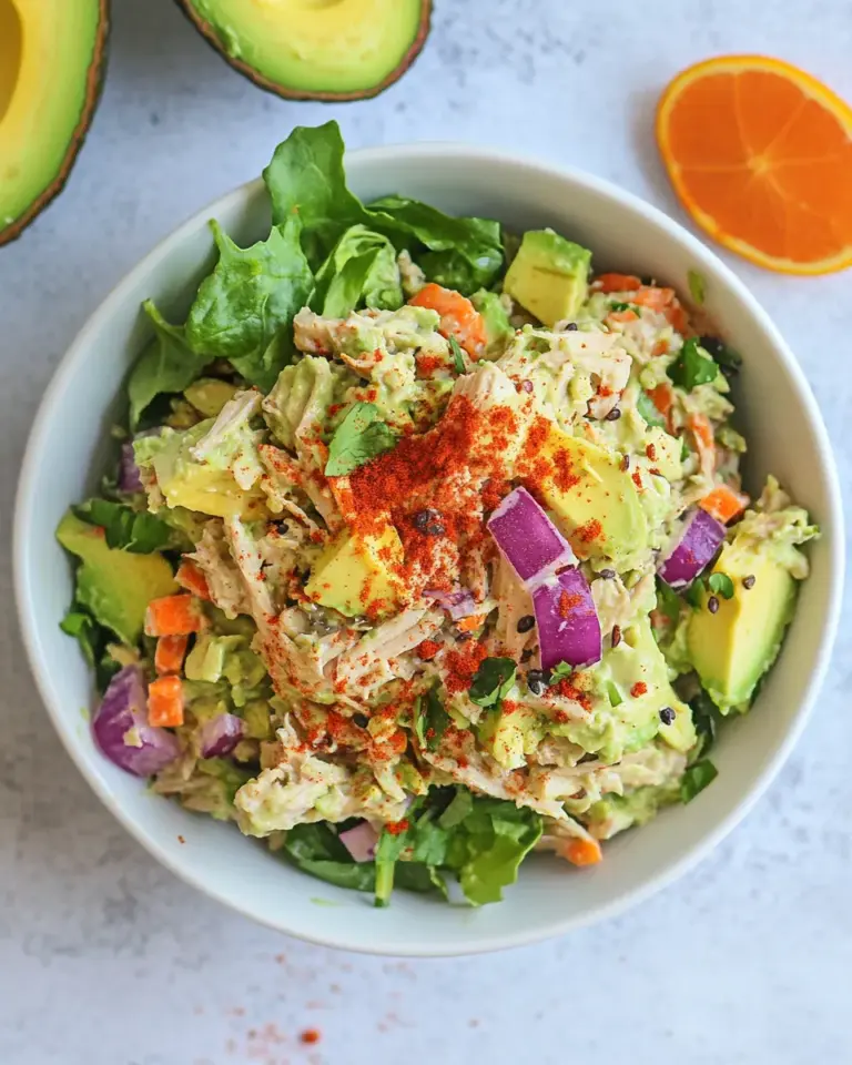 Easy 3-Ingredient Mayo-Free Avocado Tuna Salad photo