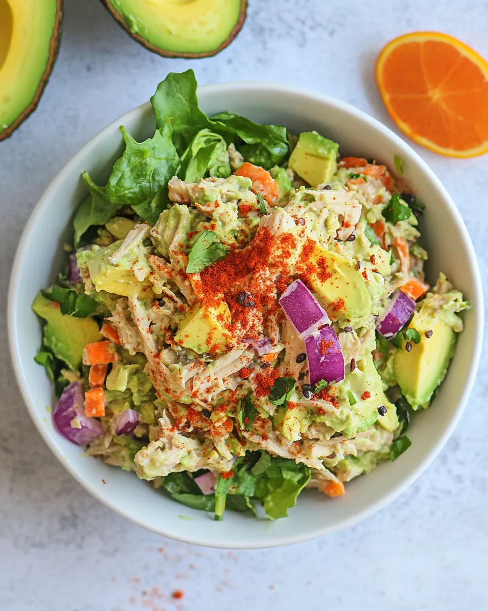 Easy 3-Ingredient Mayo-Free Avocado Tuna Salad photo