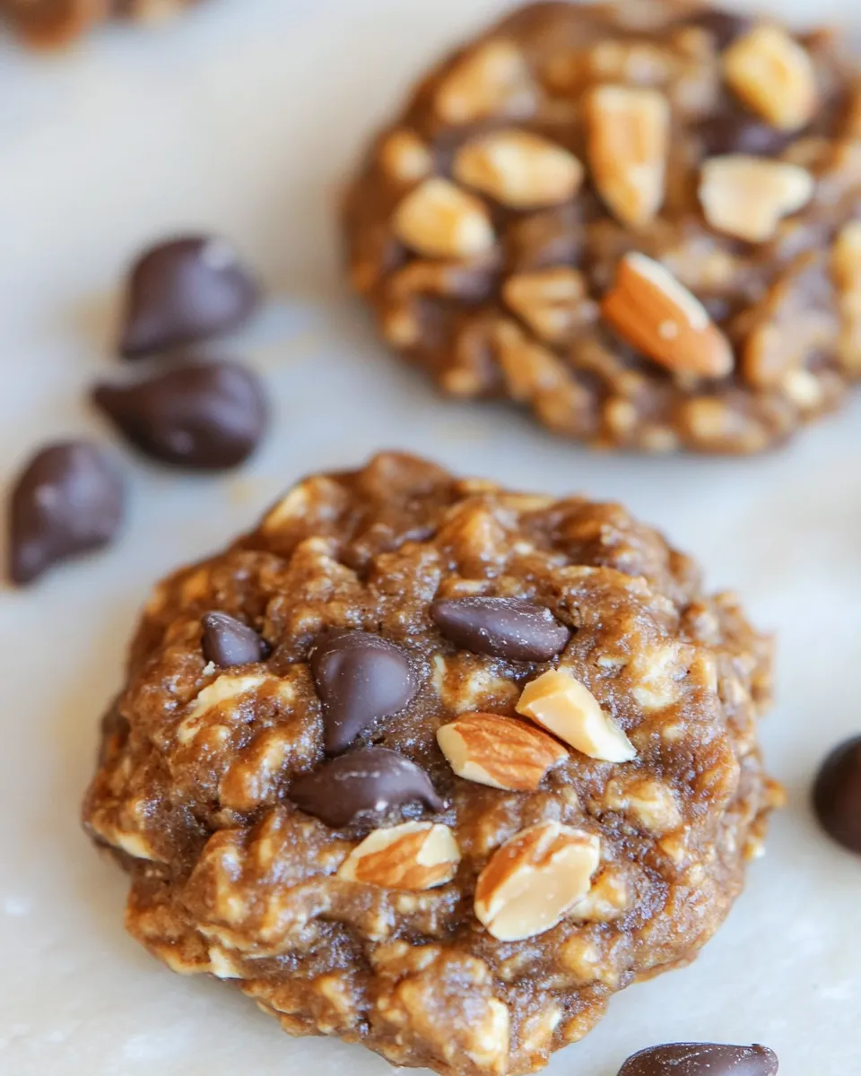 Easy 3-Ingredient Nutty Banana Cookies photo