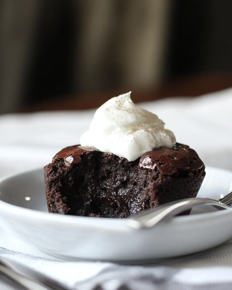 Easy 3-Minute Brownie in a Mug photo