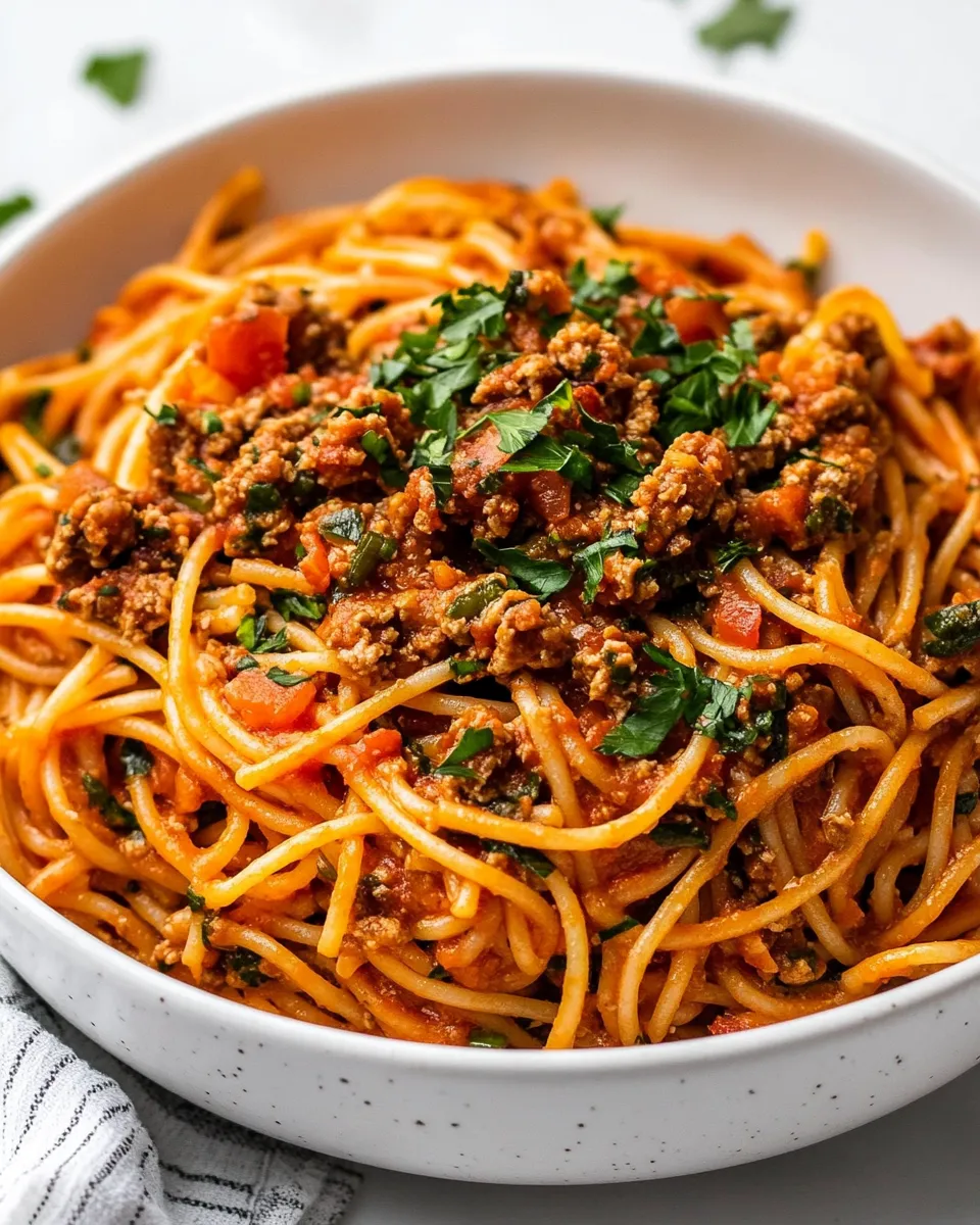 Quick 30 Minute Taco Spaghetti recipe photo