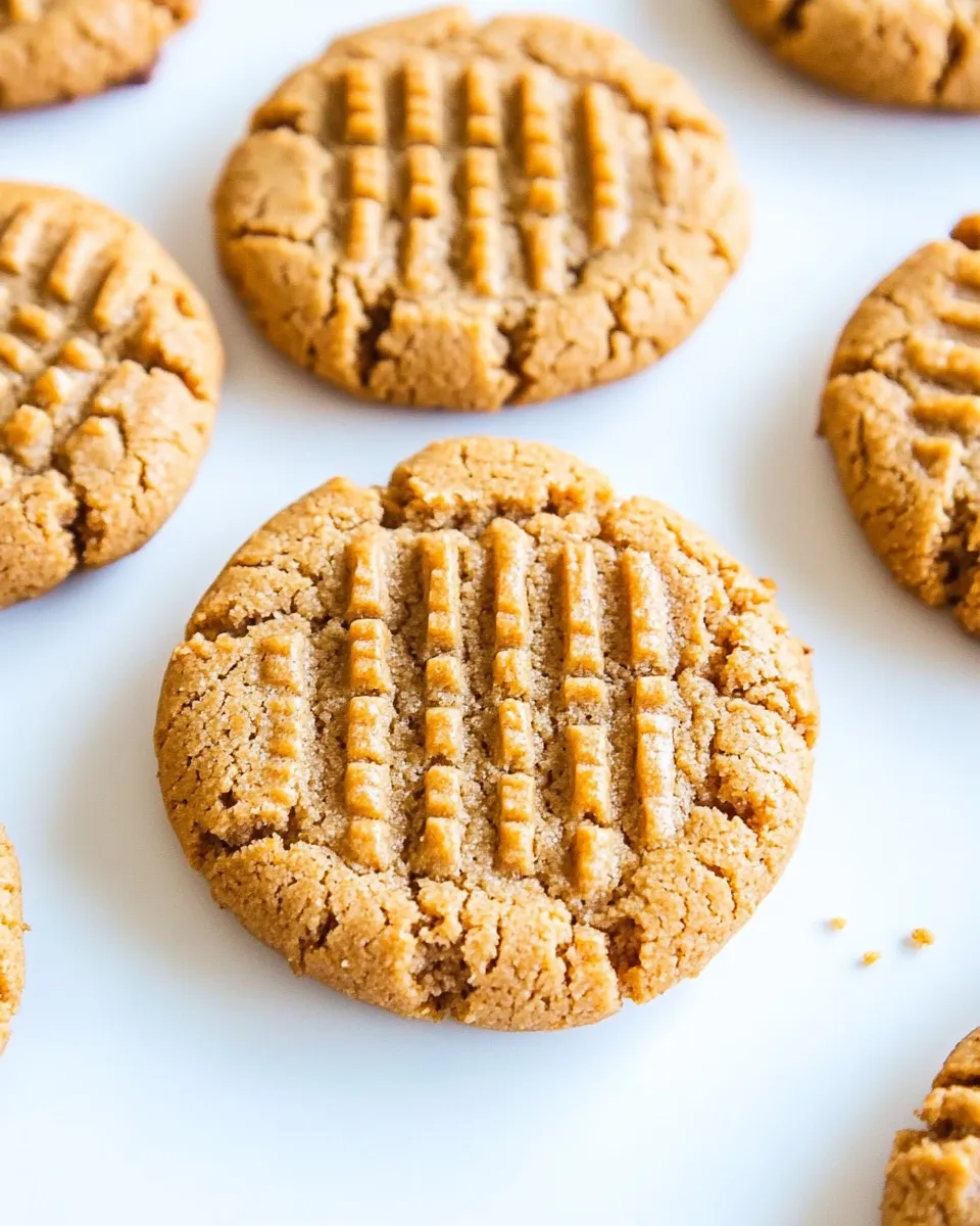 Easy 3 Ingredient PB Cookies photo