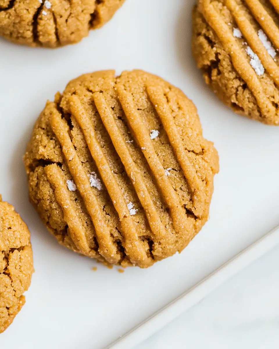 Quick 3 Ingredient PB Cookies recipe photo