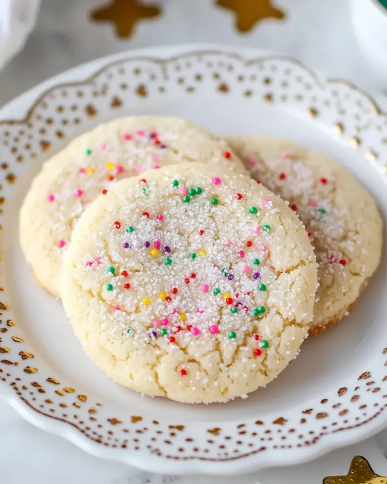 Easy 3 Ingredient Sugar Cookies photo