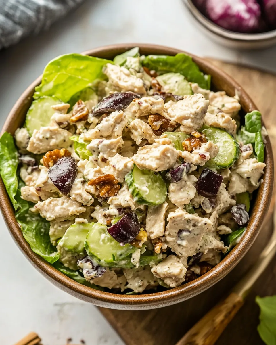 Classic 5-Ingredient Vegan Chicken Salad Recipe image