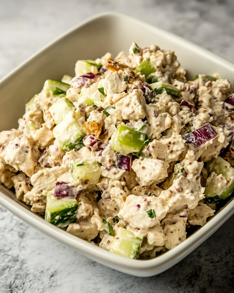 Delicious 5-Ingredient Vegan Chicken Salad Recipe dish photo