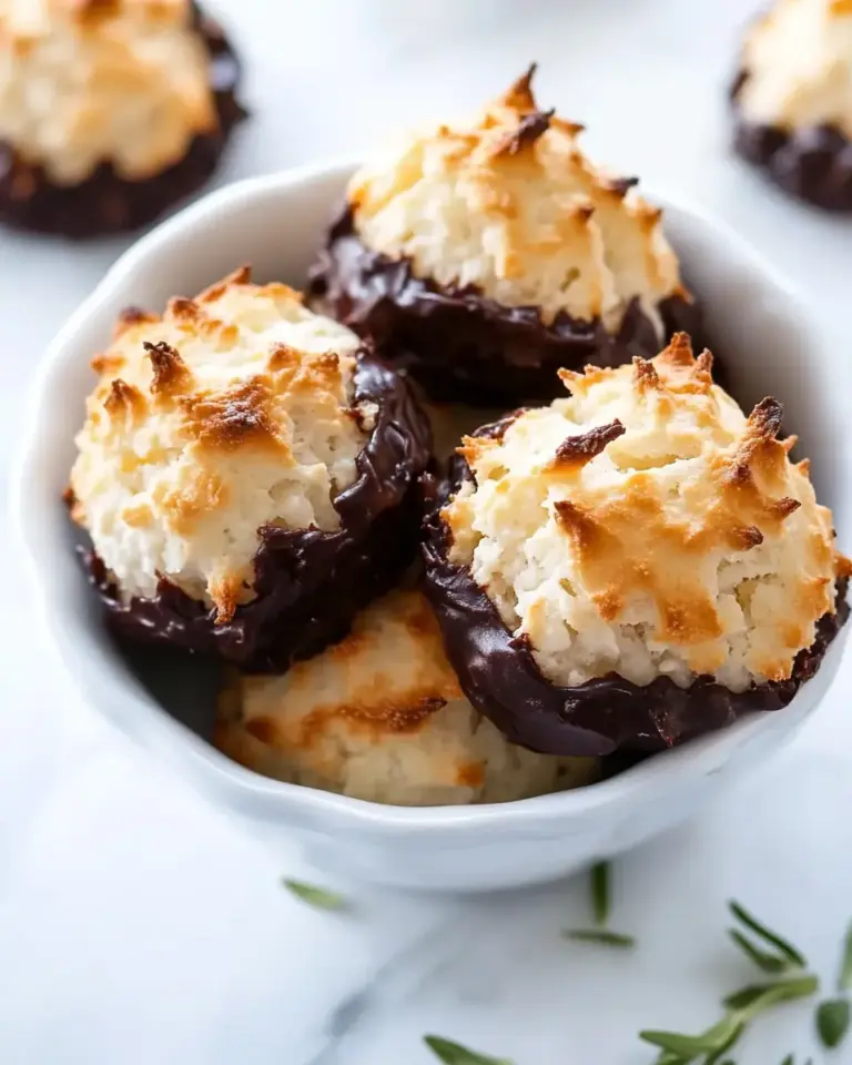 Homemade 5 Ingredient Coconut Macaroons photo