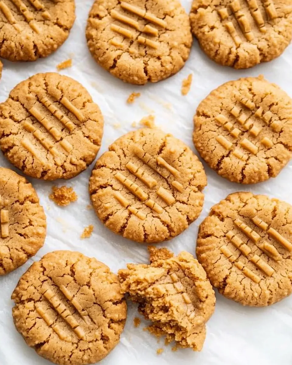 Easy 5 Ingredient Peanut Butter Cookies photo