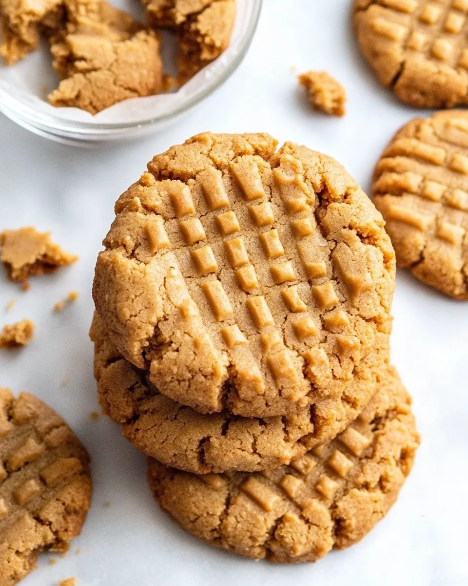 Classic 5 Ingredient Peanut Butter Cookies recipe photo